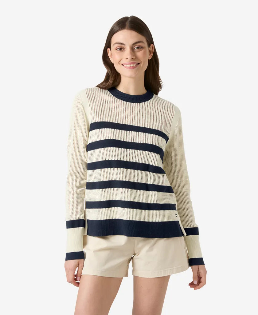 597 NAVY / CREAM STRIPE